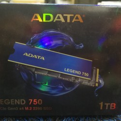 ADATA Legend 750 1TB PCIe Gen3 x4 NVMe 1.3 M.2 Internal Solid State Drive SSD Up to 3,500 MB/s (ALEG 750 1TCS)