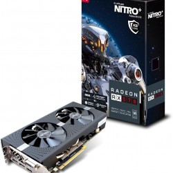 Radeon Nitro+ Rx 570 4GB GDDR5 Dual HDMI/ DVI-D/ Dual DP with Backplate (UEFI) PCI-E Graphics Card