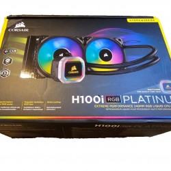 Corsair H100i RGB Platinum All-in-One Liquid CPU Cooler