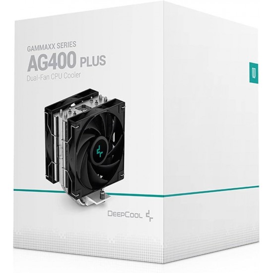 DEEPCOOL GAMMAXX SERIES AG400 PLUS COOLER BLACKDEEPCOOL GAMMAXX SERIES AG400 PLUS COOLER BLACK