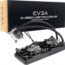 EVGA CLC 280mm All-In-One RGB LED CPU Liquid Cooler, 2x FX13 140mm PWM Fans, Intel, AMD