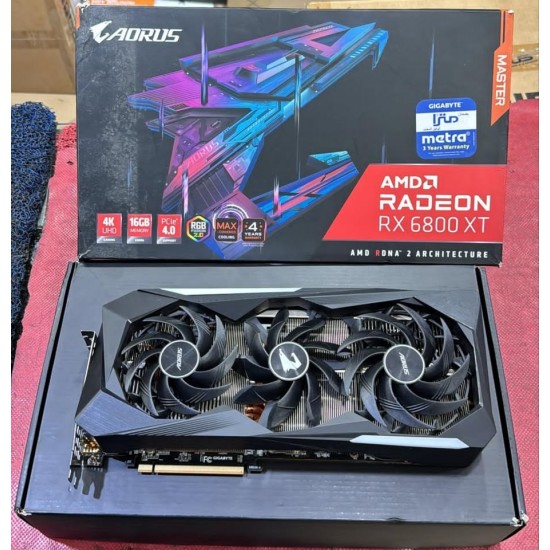 Gigabyte AORUS Radeon RX 6800 XT – Used, Boxed