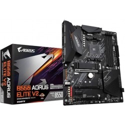 Gigabyte B550 AORUS Elite V2 (AMD Ryzen 5000/B550/ATX/PCIe4.0/DDR4/USB3.2 Gen 1/Realtek ALC1200/M.2/2.5 GbE LAN/HDMI/DP/Gaming Motherboard)