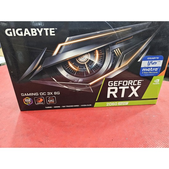 GIGABYTE GeForce RTX 2060 SUPER GAMING OC 8G Graphics Card, 3X Windforce Fans,8GB 256-bit GDDR6, GV-N206SGAMING OC-8GC Video Card