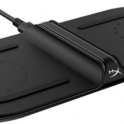 HyperX Chargeplay Base - Qi Wireless Charger, Qi Certified, Dual Wireless Charging Pads Charge Up to Two Devices