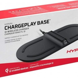 HyperX Chargeplay Base - Qi Wireless Charger, Qi Certified, Dual Wireless Charging Pads Charge Up to Two Devices