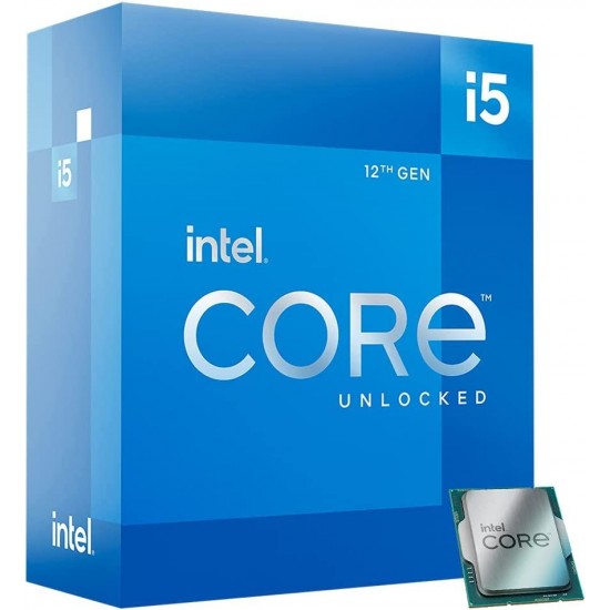 Intel Core i5-12600K Desktop Processor 10 (6P+4E) Cores up to 4.9 GHz Unlocked  LGA1700 600 Series Chipset 125W
