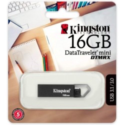 Kingston DTMiniRx Mini Data Traveler Flash Memory USB 3.1, 16 GB