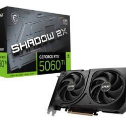 MSI RTX 5060 TI SHADOW 2X OC PLUS 8GB GDDR7 from 23,999.00 EGP Stock: In Stock