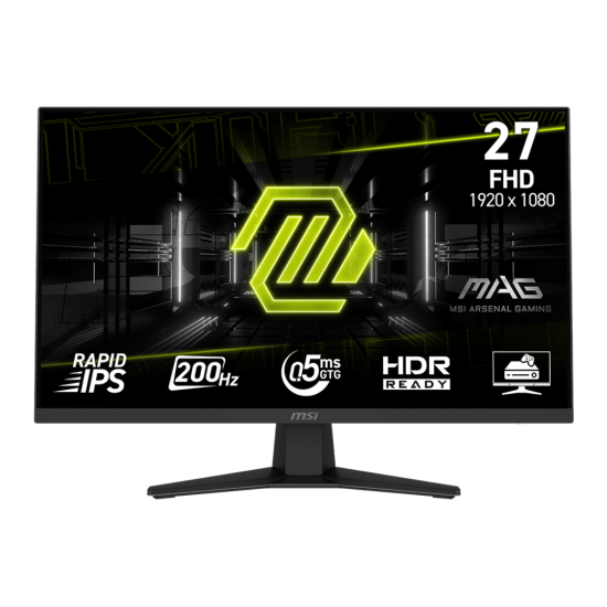 MSI MAG 274F 27 INCH - 1080p - Rapid IPS - 200Hz - 0.5 MS GTG