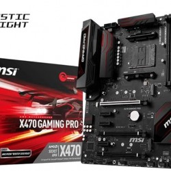 MSI Performance Gaming AMD X470 Ryzen 2 AM4 DDR4 Onboard Graphics CFX ATX Motherboard (X470 Gaming PRO)