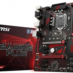 MSI Performance GAMING Intel 8th Gen LGA 1151 M.2 D-Sub DVI DP USB 3.0 Gigabit LAN CFX ATX Motherboard (Z370 GAMING PLUS)