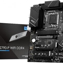 MSI PRO Z790-P WiFi DDR4 ProSeries Motherboard (Supports 12th/13th/14th Gen Intel Processors, LGA 1700, DDR4, PCIe 5.0, M.2, 2.5Gbps LAN, USB 3.2 Gen2, HDMI/DP, Wi-Fi 6E, Bluetooth 5.3, ATX)