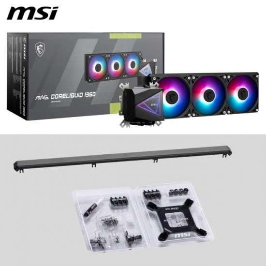 MSI MAG CORELIQUID K360 ARGB AIO Liquid CPU Cooler