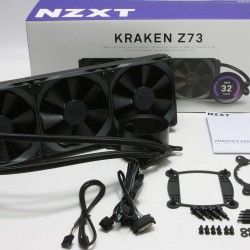 NZXT Kraken Z73 LCD ARGB 360 Liquid CPU Cooler