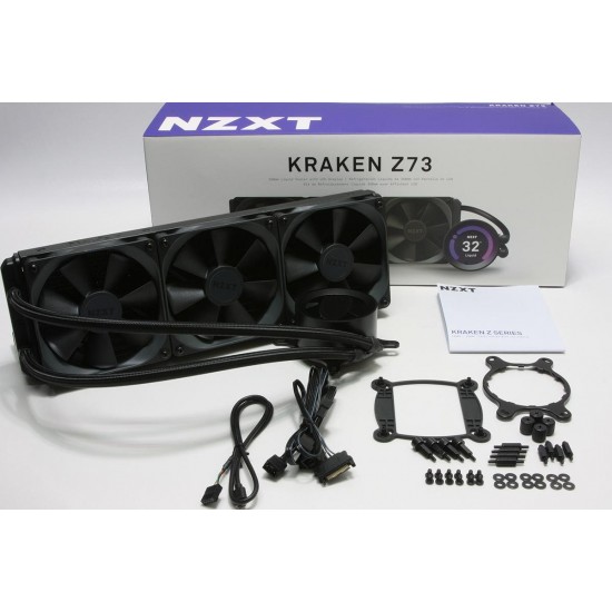 NZXT Kraken Z73 LCD ARGB 360 Liquid CPU Cooler