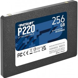 Patriot P220 SATA 3 256GB Internal Solid State Drive 2.5” - P220S256G25