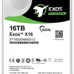 Seagate 16TB HDD Exos X16 7200 RPM 512e/4Kn SATA 6Gb/s 256MB Cache 3.5-Inch Enterprise Hard Drive (ST16000NM001G) 2 Pack
