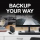 Seagate One Touch Hub, 8 TB, External Hard Drive Desktop, USB-C, USB 3.0, for PC, Laptop and Mac, 4 Months Adobe Creative Cloud Photography plan (STLC8000400)