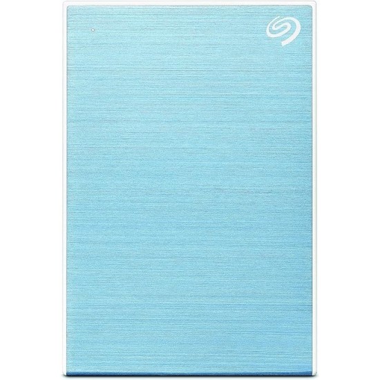 Seagate Backup Plus 5TB External Hard Drive Portable HDD – Light Blue USB 3.0 for PC Laptop and Mac, 1 year MylioCreate, 2 Months Adobe CC Photography, 2-Year Rescue Service (STHP5000402)