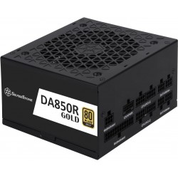 SilverStone Technology DA850R Gold 850W 80 Plus Gold ATX 3.0 & PCIe 5.0 Modular Power Supply, SST-DA850R-GM