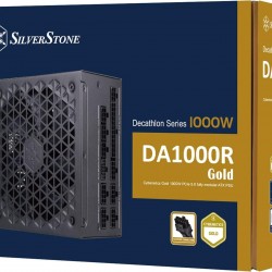 SilverStone Technology Decathlon DA1000R Gold Cybenetics Gold 1000W PCIe 5.0 Fully Modular ATX 3.0 Power Supply, SST-DA1000R-GM