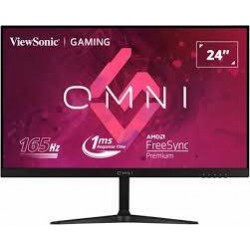 ViewSonic OMNI VX2418-P-MHD 24 Inch 1080p 1ms 165Hz Gaming Monitor with FreeSync Premium, Eye Care, HDMI and DisplayPort