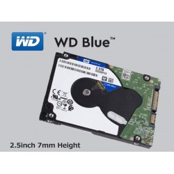 WD 2TB Laptop Hard Drive SATA 6Gb/s 128MB Cache 2.5-Inch 7mm Internal (WD20SPZX)