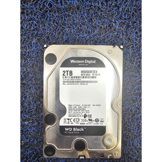 WD WD2003FZEX Black 2 TB 3.5" SATA 64 MB Cache 7200 RPM Hard Drive