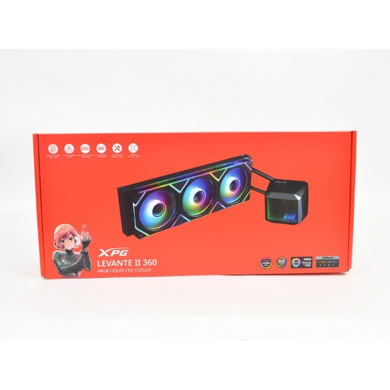 XPG LEVANTE II 360 Black All-in-One CPU Liquid Cooler