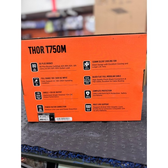 XIGMATEK THOR T750M 750W 80+ BRONZE FULL MODULAR POWER Supply