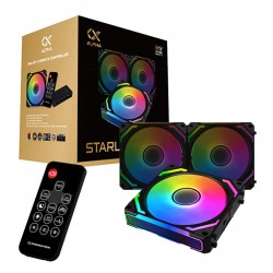Xigmatek Starlink Ultra ARGB 120mm 3 Fans Pack Black with Smart Link and Remote Controller