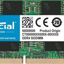 Crucial RAM 16GB DDR4 3200 MHz CL22 Laptop Memory CT16G4SFRA32A