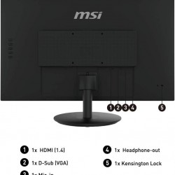 MSI Pro MP271 27in Full HD Monitor, 75Hz, IPS, 5MS, HDMI, VGA