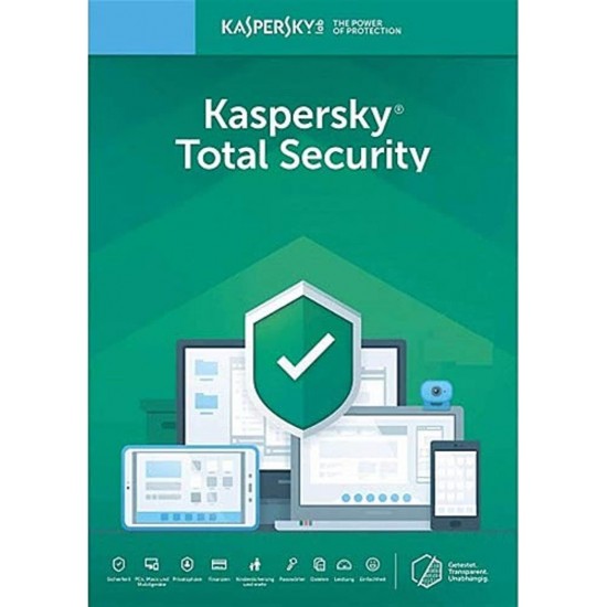 Kaspersky Total Security 2023 - 1 Users/Year  Authentic Middle East Version