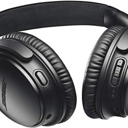 Bose QuietComfort 35 Wireless Over Ear Headphones II with Microphone - Black