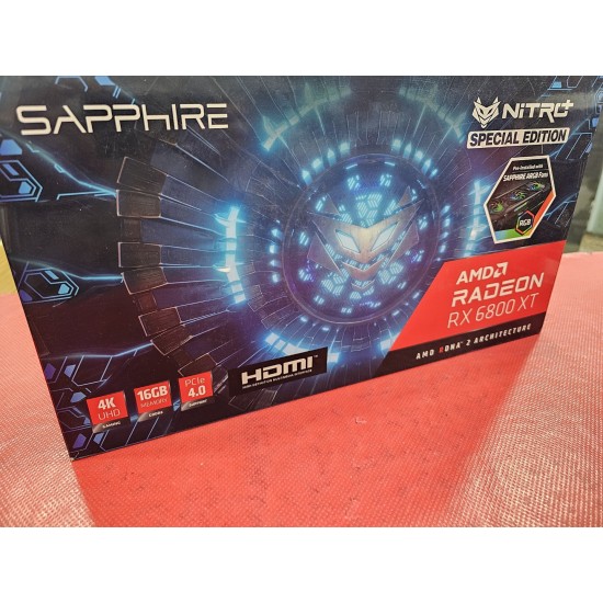 Sapphire 11304-01-20G Nitro+ AMD Radeon RX 6800 XT SE PCIe 4.0 Gaming Graphics Card with 16GB GDDR6