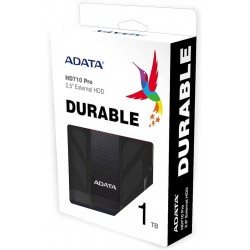 ADATA HD710 Pro 1TB USB 3.1 IP68 Waterproof/Shockproof/Dustproof Ruggedized External Hard Drive, Black