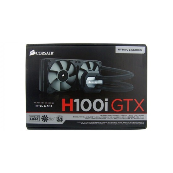 Corsair Hydro Series H100i GTX Liquid CPU Cooler