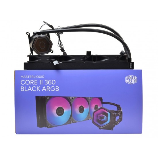 Cooler Master MasterLiquid Core II 360 Black ARGB AIO Liquid CPU Cooler